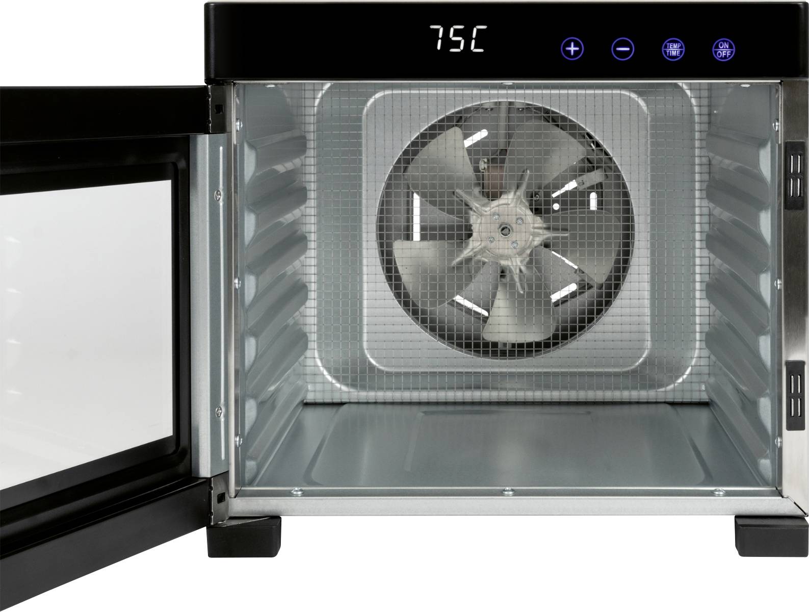 ProfiCook PC-DR 1218 Edelstahl-Dörrautomat, inkl. 6 Edelstahl-Ablagegitter-1