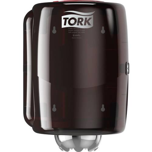 TORK 659008 Performance Papierhandtuchspender Kunststoff Schwarz-Rot 1 St.