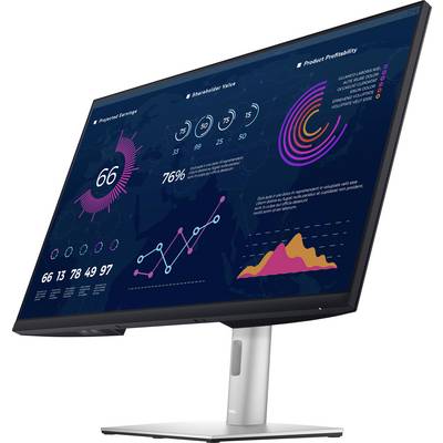 Dell P3221D LED-Monitor EEK E (A - G) 80 cm (31.5 Zoll) 2560 x 1440 Pixel 16:9 8 ms DisplayPort, HDMI®, USB-C®, USB-A (U-12