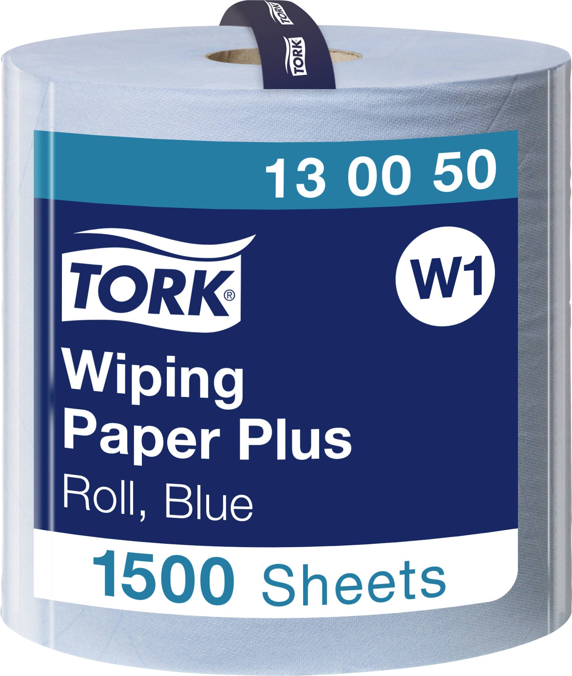 Tork W1 Wiping Paper Plus 2-Ply Blue 130050 SCA18355