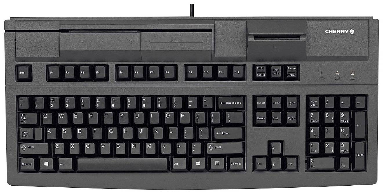 CHERRY MX V2 G80-8040 Kabelgebunden Tastatur Deutsch, QWERTZ Schwarz