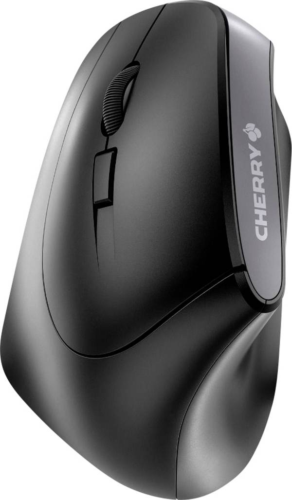 CHERRY MW 4500  Maus Kabellos, Funk    Schwarz 6 Tasten 1200 dpi Ergonomisch