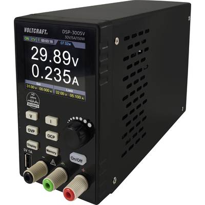 VOLTCRAFT DSP-3005V SE Labornetzgerät, einstellbar 0 - 30 V 0 - 5 A 150 W USB fernsteuerbar Anzahl Ausgänge 1 x-1
