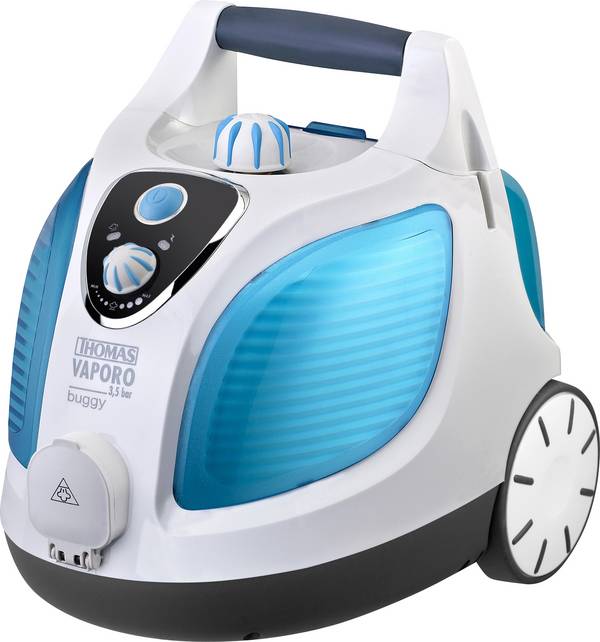 Thomas Vaporo Buggy Dampfreiniger 1500 W mit Wischfunktion