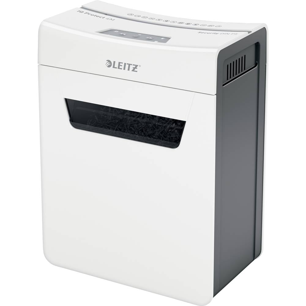 Leitz IQ 4M Protect Premium Papierversnipperaar Micro cut 14 l Aantal bladen (max.): 4 Veiligheidsni