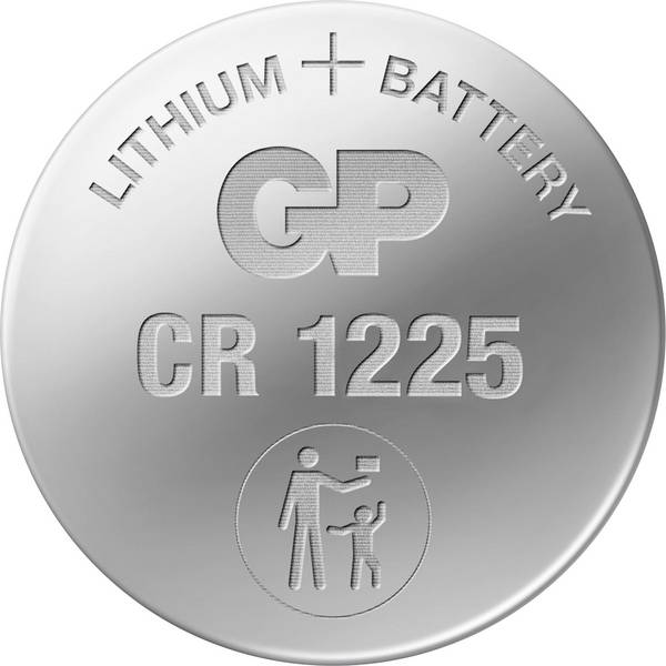 GP Knopfzelle CR1225 3 V 1 St. 62 mAh Lithium GPCR1225STD255C1