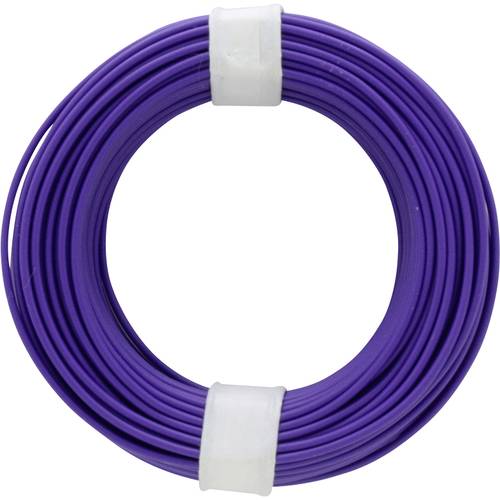Thumbnail - Donau Elektronik 118-6 Litze 1 x 0.14 mm² Violett 10 m