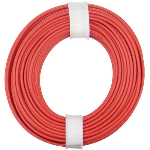 Donau Elektronik 125-010 Litze 1 x 0.25 mm² Rot 10 m