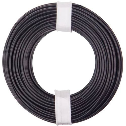 Thumbnail - Donau Elektronik 125-011 Litze 1 x 0.25 mm² Schwarz 10 m
