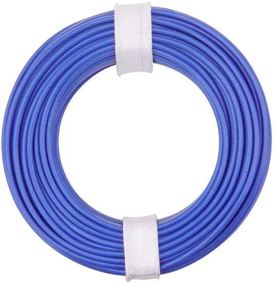 DONAU Elektronik 125-012 Litze 1 x 0.25 mm² Blau 10 m