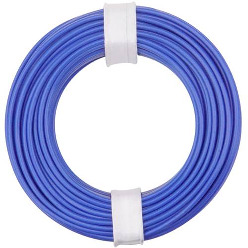Donau Elektronik 125-012 Litze 1 x 0.25 mm² Blau 10 m