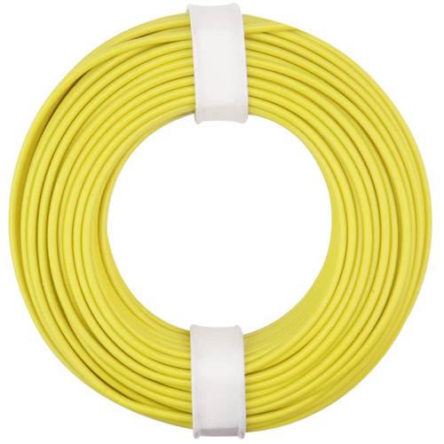 Thumbnail - Donau Elektronik 125-013 Litze 1 x 0.25 mm² Gelb 10 m