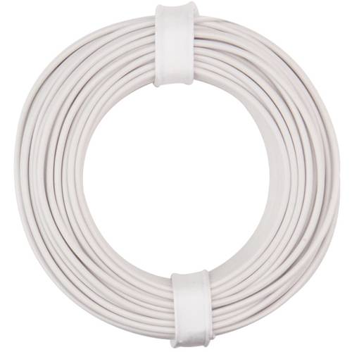 Donau Elektronik 125-015 Litze 1 x 0.25 mm² Weiß 10 m
