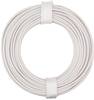 Donau Elektronik 125-015 Litze 1 x 0.25 mm² Weiß 10 m