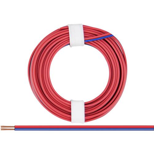 Donau Elektronik 218-02 Litze 2 x 0.14 mm² Rot-Blau 5 m