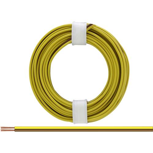 Thumbnail - Donau Elektronik 218-38 Litze 2 x 0.14 mm² Braun-Gelb 5 m