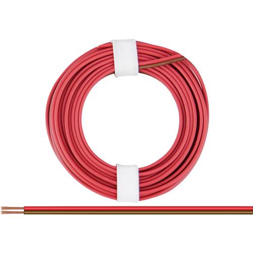 Donau Elektronik 225-08 Litze 2 x 0.25 mm² Rot-Braun 5 m