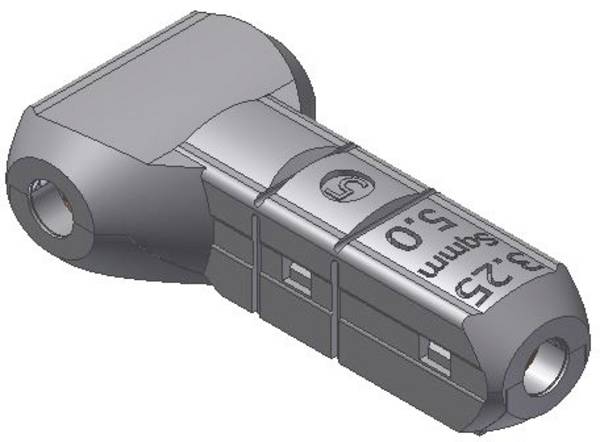 Donau Elektronik HA50 HA50 Abzweigverbinder flexibel: 3.25-5.00 mm² starr: 3.25-5.00 mm² 1 St.