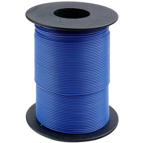 Donau Elektronik 125-S50-2 Litze 1 x 0.25 mm² Blau 50 m