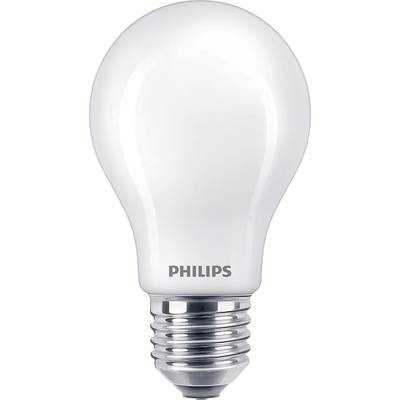 Eine Glühlampe der Marke Philips, E27-Sockel, für den Einsatz in Standardleuchten.