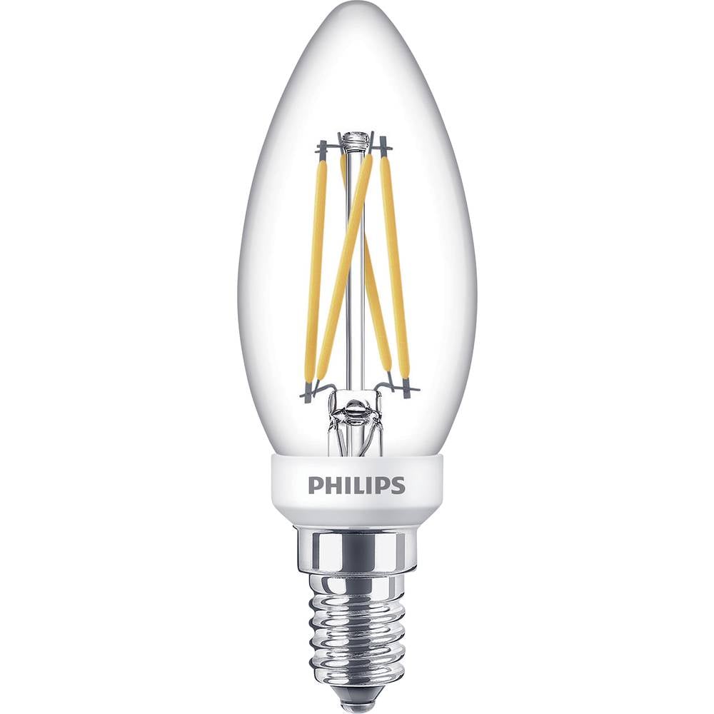 Philips Lighting 871951432415200 LED-lamp Energielabel D (A G) E14 Kaars 2 W = 25 W Warmwit (Ø x l) 