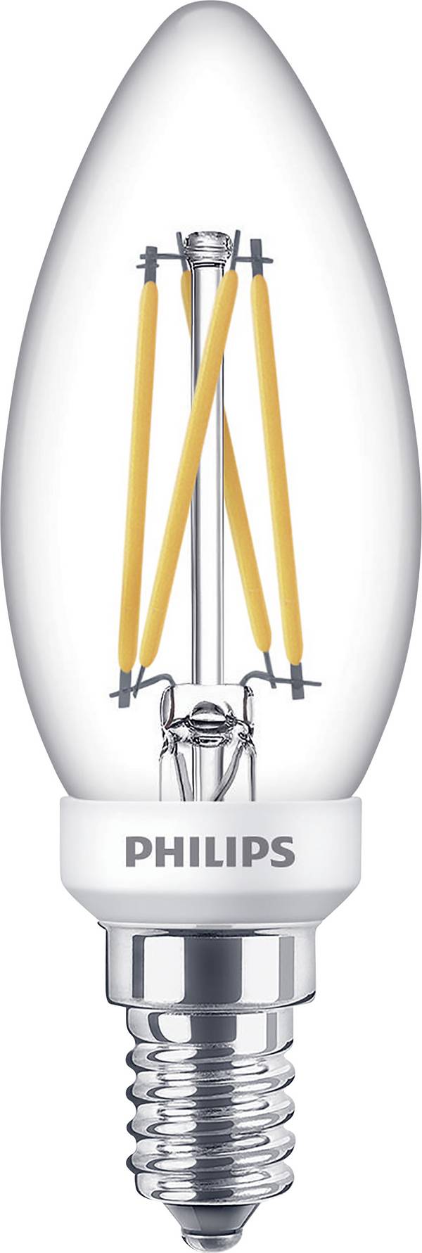 Philips LED 871951432415200 LED EEK D (A - G) E14 Kerzenform 2.5 W = 25 W Warmweiß (Ø x H) 35 mm x 97 mm dimmbar (Dim to warm) 1 St.