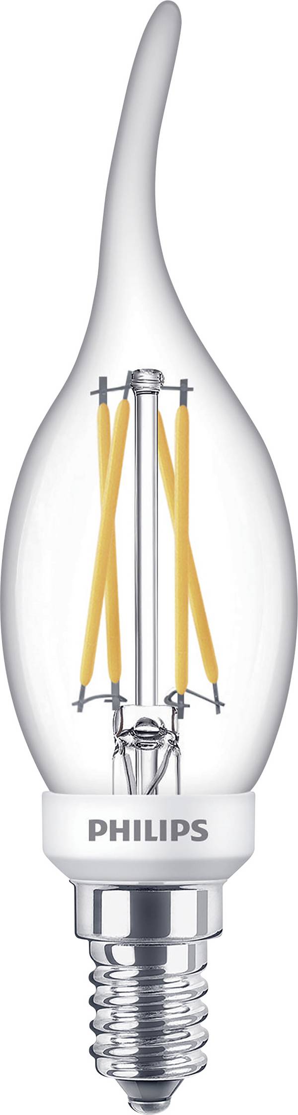 Philips LED 871951432437400 LED EEK D (A - G) E14 Kerzenform 3.4 W = 40 W Warmweiß (Ø x H) 35 mm x 119 mm dimmbar (Dim to warm) 1 St.