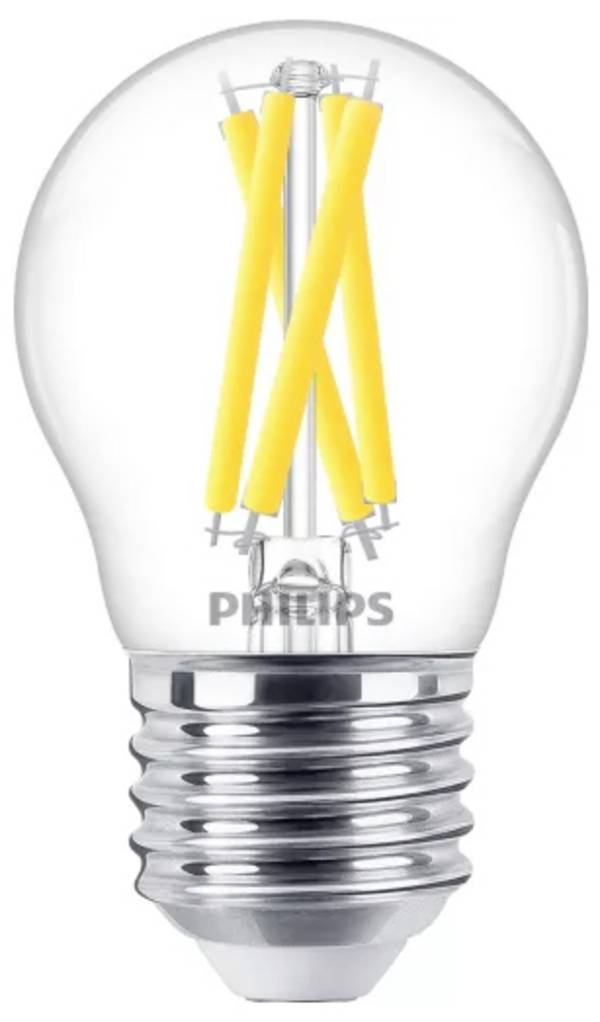Philips LED 871951432463300 LED EEK D (A - G) E27 Tropfenform 5.9 W = 60 W Warmweiß (Ø x H) 45 mm x 78 mm dimmbar (WarmGlow) 1 St.