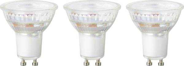 Sygonix SY-4893256 LED EEK E (A - G) GU10 5.7 W = 75 W Warmweiß (Ø x H) 50 mm x 55 mm dimmbar 3 St.