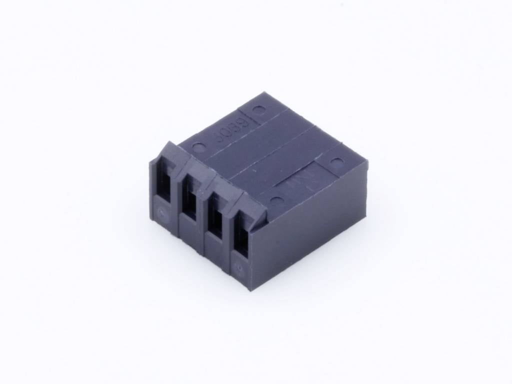 MOLEX 09930400 KK 3.96mm Crimp Terminal Housing, Friction Ramp, 4 Circuits, Glow-Wire Capable