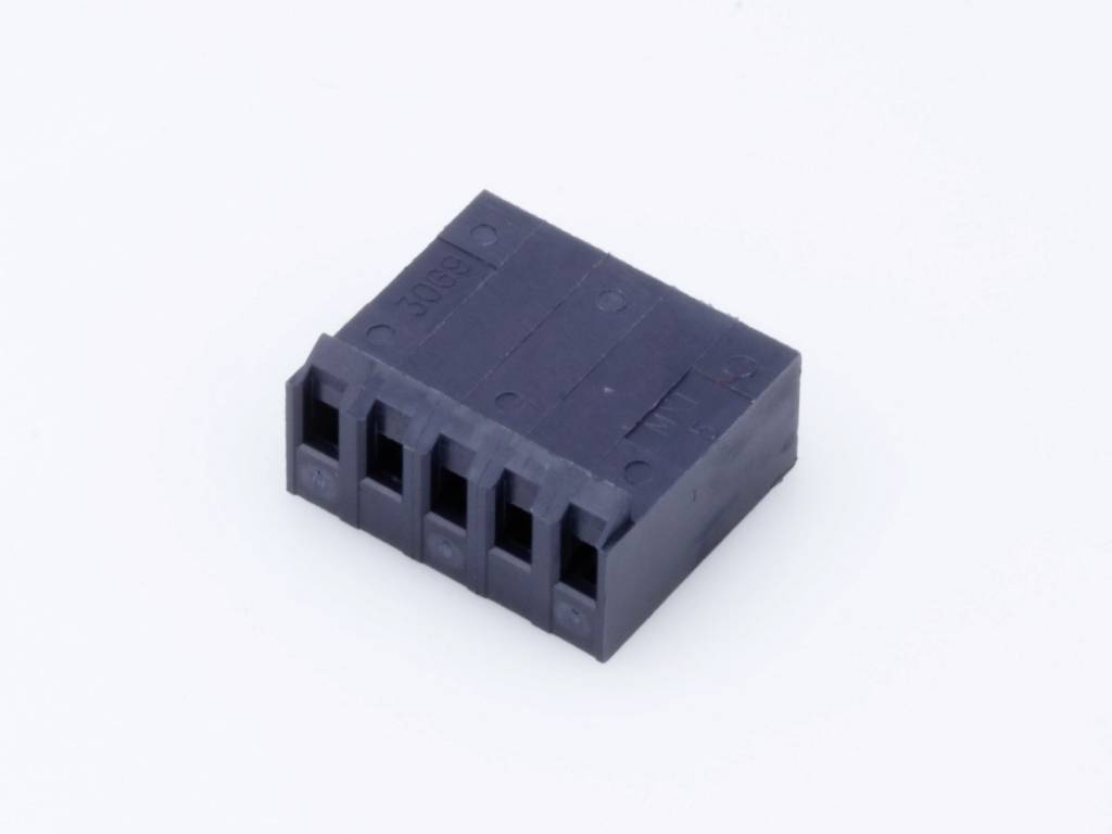 MOLEX 09930500 KK 3.96mm Crimp Terminal Housing, Friction Ramp, 5 Circuits, Glow-Wire Capable