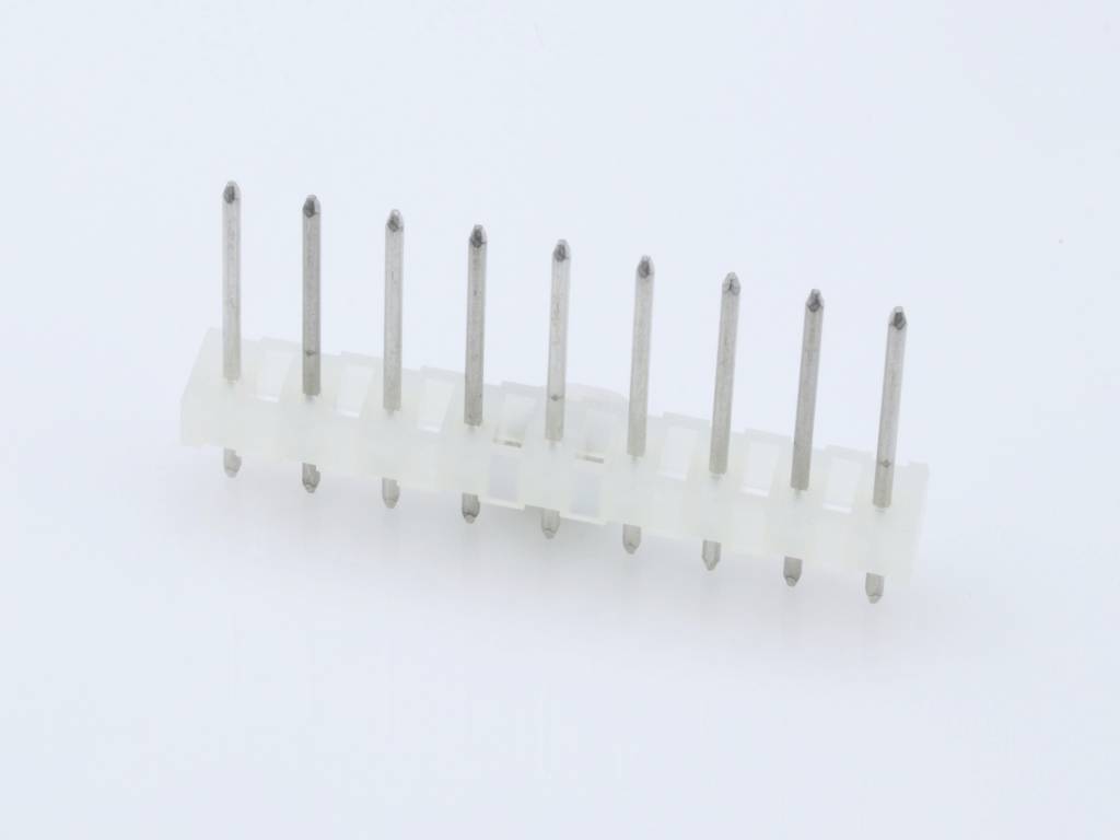 MOLEX 10081091 KK Header, Vertical, Round Pin, 9 Circuits, Tin (Sn) Plating, Pin Length 19.05mm