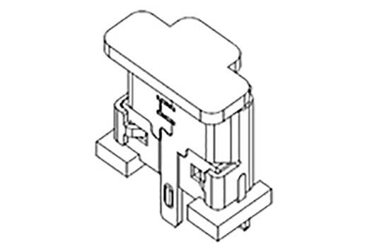 MOLEX 1051330021 450 pcs Micro-USB B Receptacle with Flange, Vertical, Surface Mount, 7.80mm He