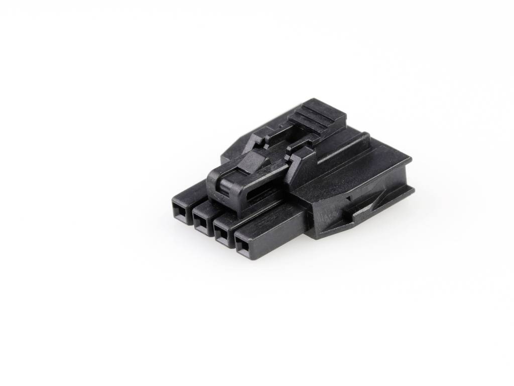 MOLEX 1053071204 Nano-Fit Receptacle Housing, TPA Capable, 2.50mm Pitch, Single Row, 4 Circuits