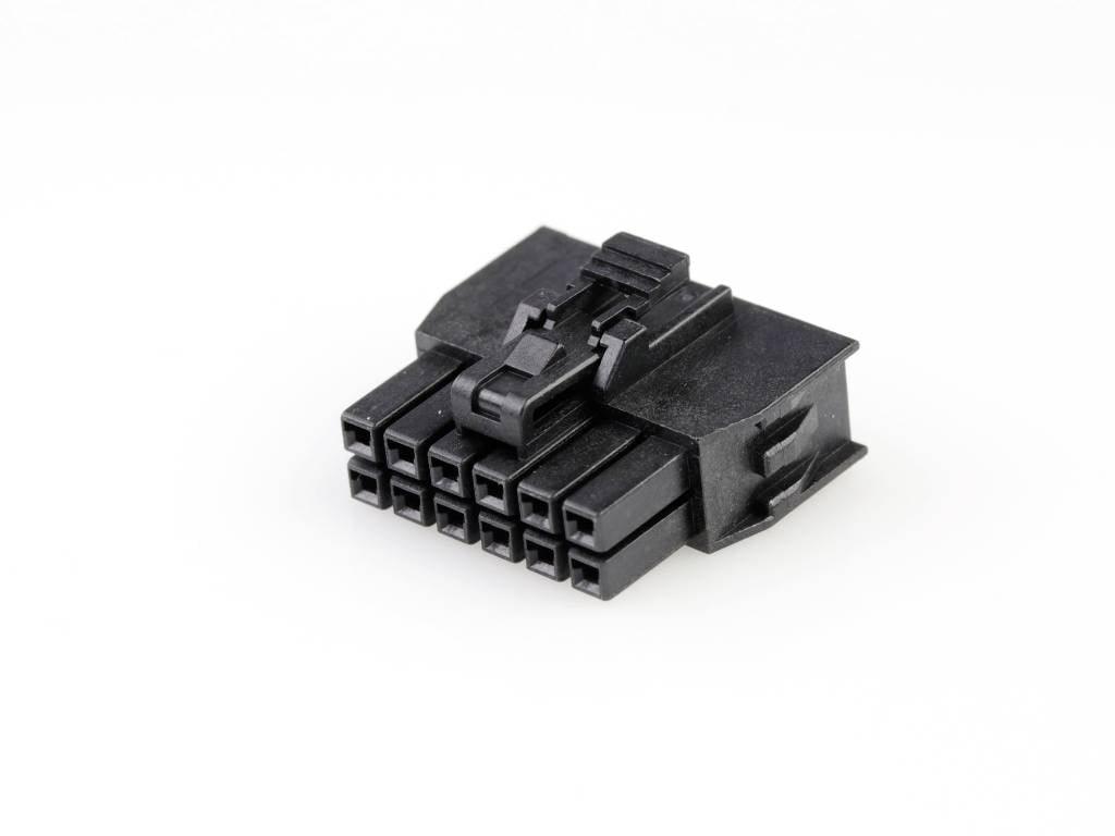 MOLEX 1053081212 Nano-Fit Receptacle Housing, TPA Capable, 2.50mm Pitch, Dual Row, 12 Circuits,