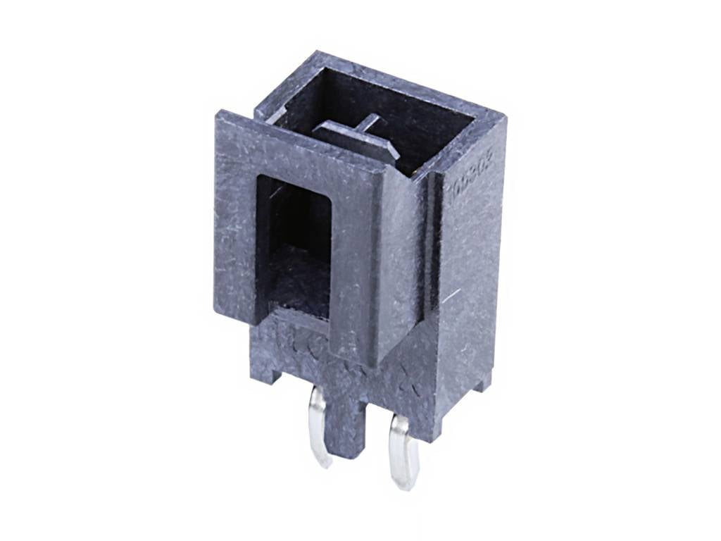 MOLEX 1053091202 Nano-Fit Vertical Header, Through Hole, 2.50mm Pitch, Single Row, 2 Circuits,