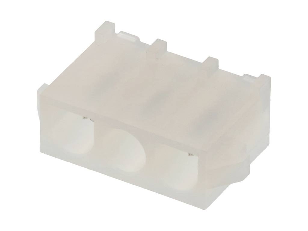 MOLEX 10844030 6.35mm Pitch MLX Power Connector Header, Vertical, 3 Circuits, PA Polyamide Nylo