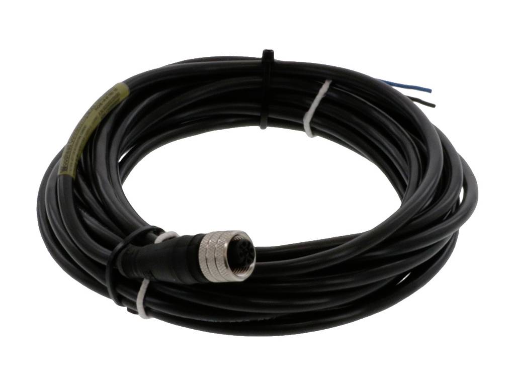 MOLEX 1200060002 Micro-Change (M12) Single-Ended Cordset, 3 Poles, Female (Straight) to Pigtail