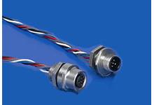 MOLEX 1200840032 Ultra-Lock (M12) Receptacle, 8 Pole Male, M16x1.5 Mounting Threads, PCB Pins,
