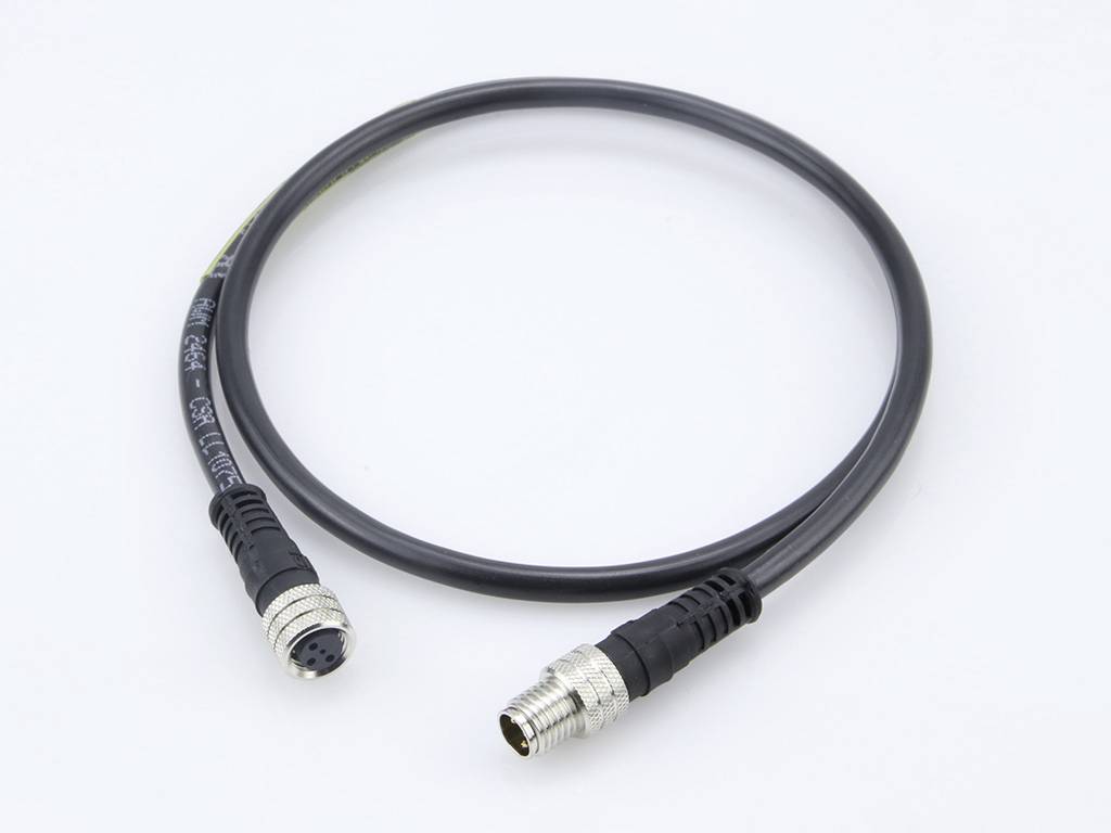 MOLEX 1200875035 Nano-Change (M8) Double-Ended Cordset, 3 Poles, Female (Straight) to Male (Str