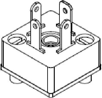 MOLEX 1210120107 mPm DIN Base, Form B-11mm, B29 Base, 3 Pole Plus Ground Terminal, 250V AC/300V