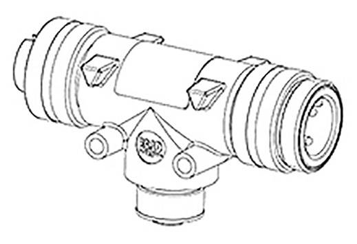 MOLEX 1300680105 BradPower D-Size (1 3/8\"?M35) 3-Pole Reducing Tee, with 3-Pole BradPower A-Siz