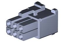 Molex Buchsengehäuse-Kabel Polzahl Gesamt 6 Rastermaß: 4.8 mm 15311062 1 St. Bag