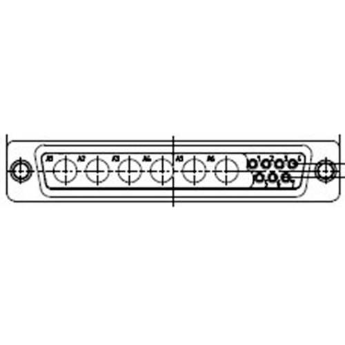 Thumbnail - Molex Molex MOL Power & Signal Sol. 1731070153 D-SUB Stecker Polzahl: 43 Löten 1 St. Carton