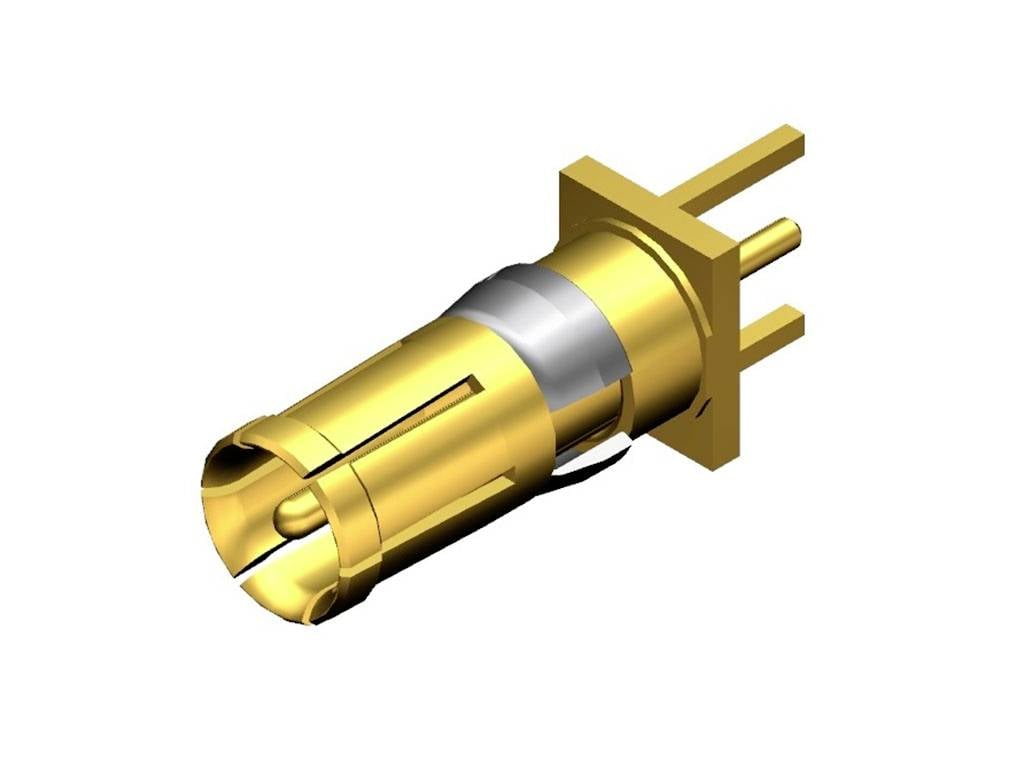 MOLEX 1731120049 FCT Coaxial Contact, 3 Pins, Female, Straight, PCB Through Hole, 50 Ohms, 1.30