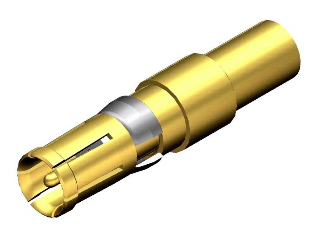 MOLEX 1731120053 FCT Coaxial Contact, Female, Straight, Crimp, 50 Ohms, 1.30µm Gold Plating, fo