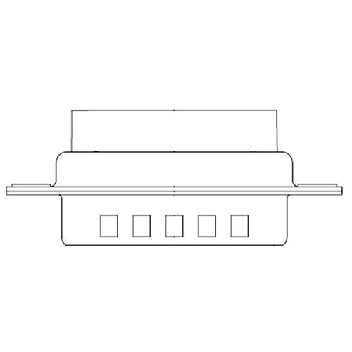 Molex Molex MOL Power & Signal Sol. 1731130021 D-SUB Stecker Polzahl: 44 Crimpen 1 St.