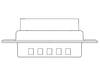 Molex Molex MOL Power & Signal Sol. 1731130021 D-SUB Stecker Polzahl: 44 Crimpen 1 St.