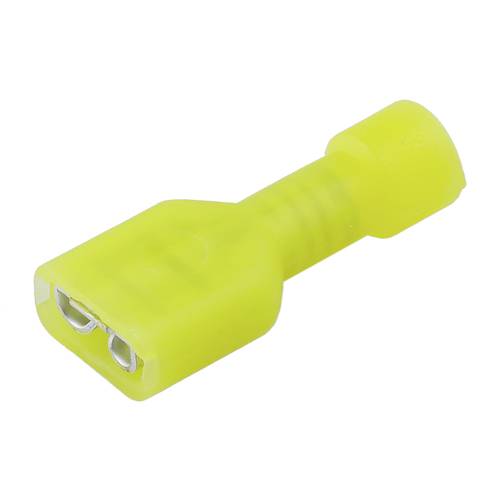 Molex 190030068 Flachsteckhülse inkl. Crimphülse Steckbreite: 4.75 mm Steckdicke: 0.81 mm Vollisoliert Dunkel-Gelb 1 St....