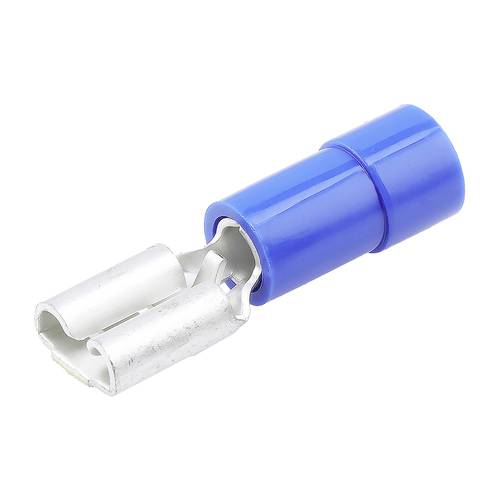 Molex 190170031 Flachsteckhülse inkl. Crimphülse Steckbreite: 4.75 mm Steckdicke: 0.51 mm Teilisoliert Blau 1 St. Bag